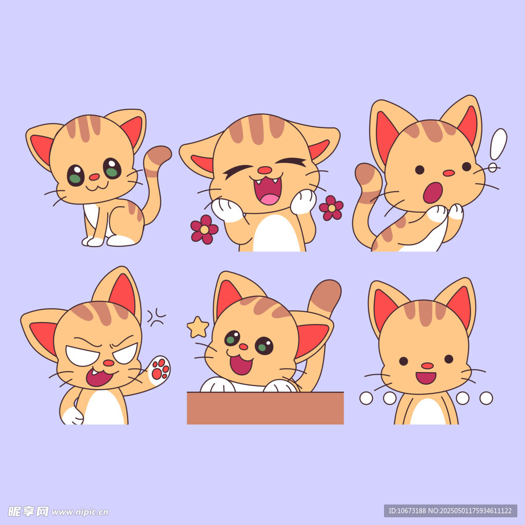 小貓可愛表情包