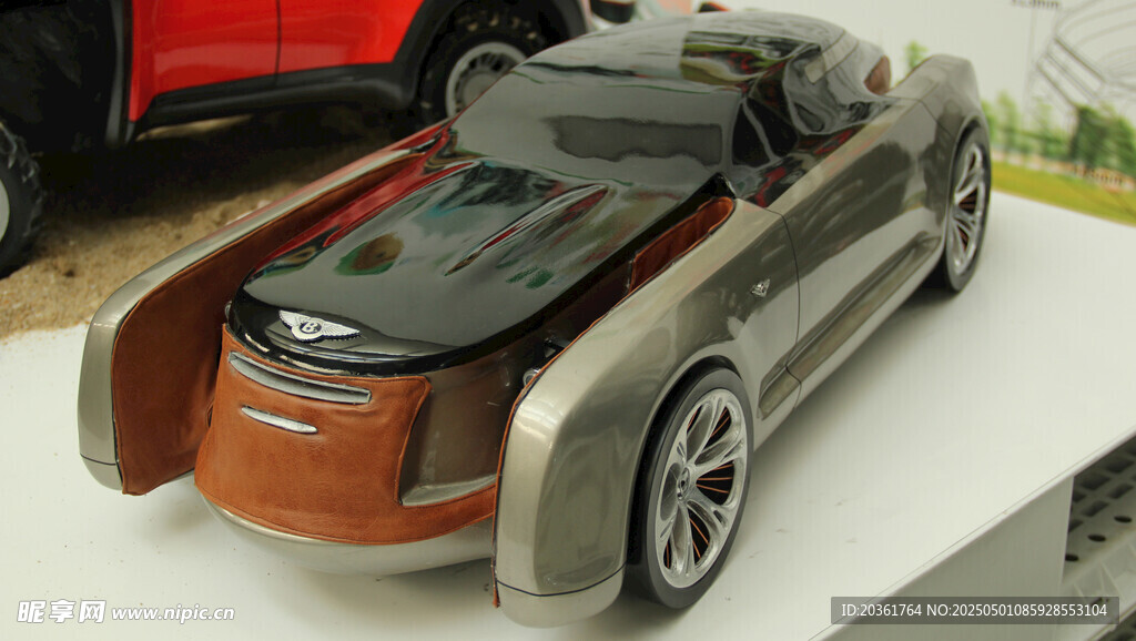 未來概念敞篷汽車模型