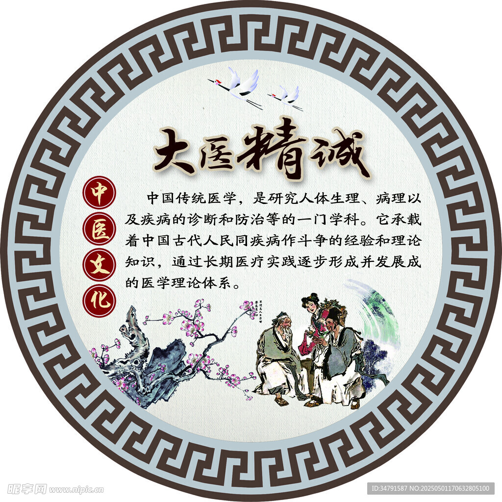 大醫精誠傳統醫學插畫
