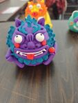 多彩怪獸玩偶展示
