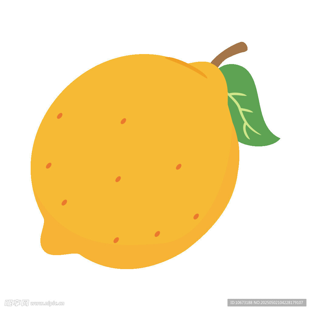 可愛(ài)卡通檸檬插畫(huà)