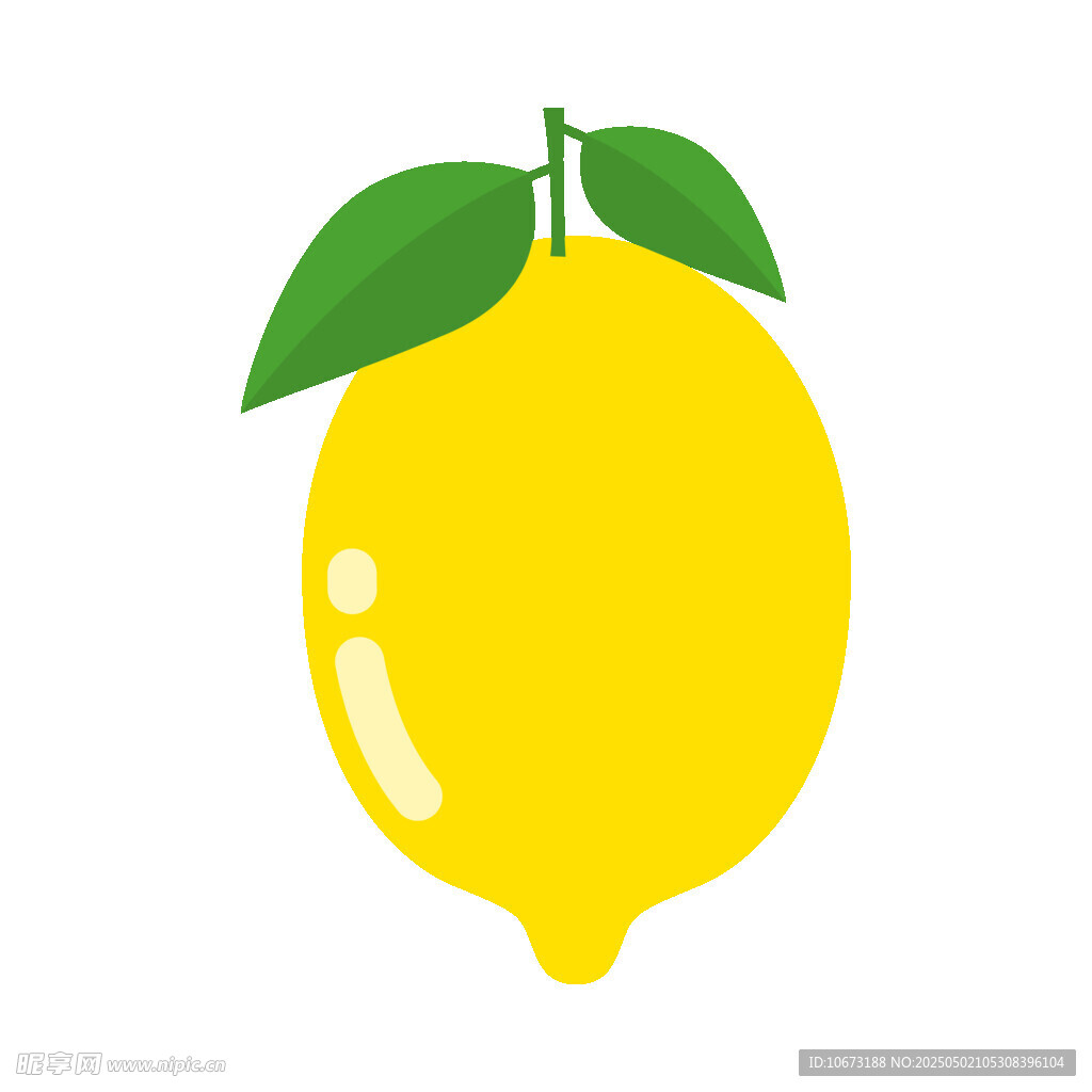 黃色檸檬插畫