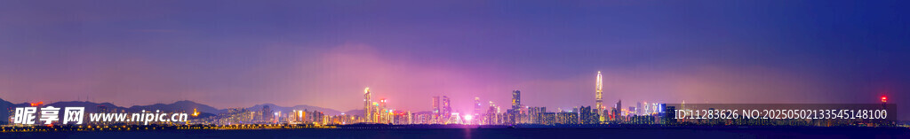 城市絢麗夜景