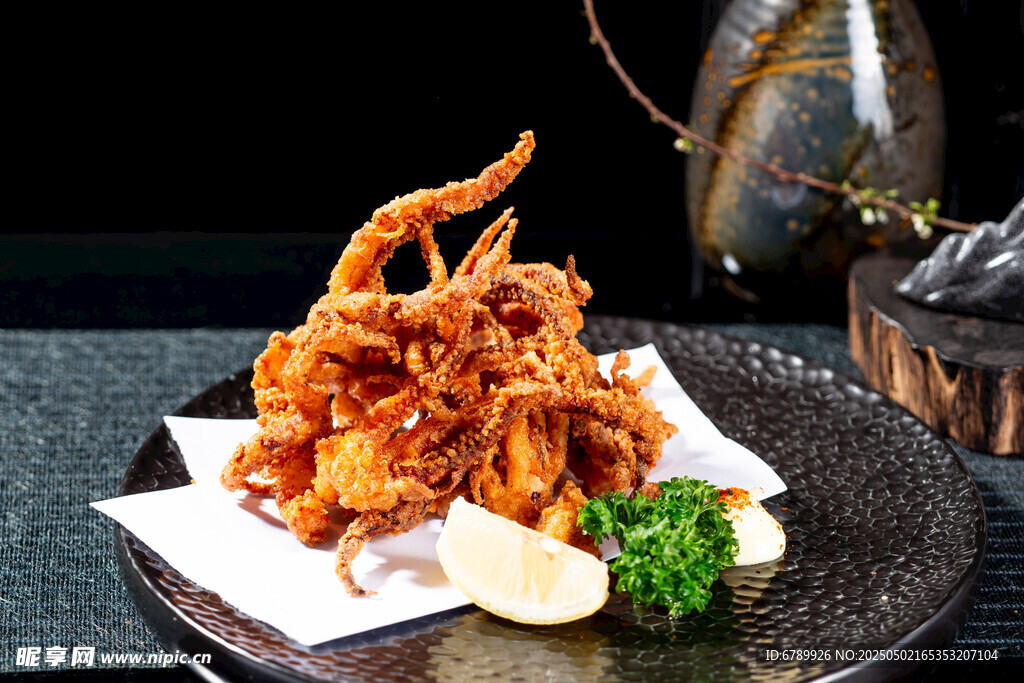 日式炸魷魚須