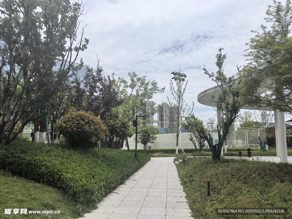 城市中的靜謐園林小徑