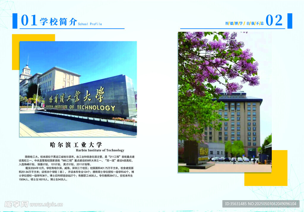 大學畫冊內頁