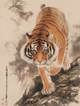 國(guó)畫(huà)猛虎圖