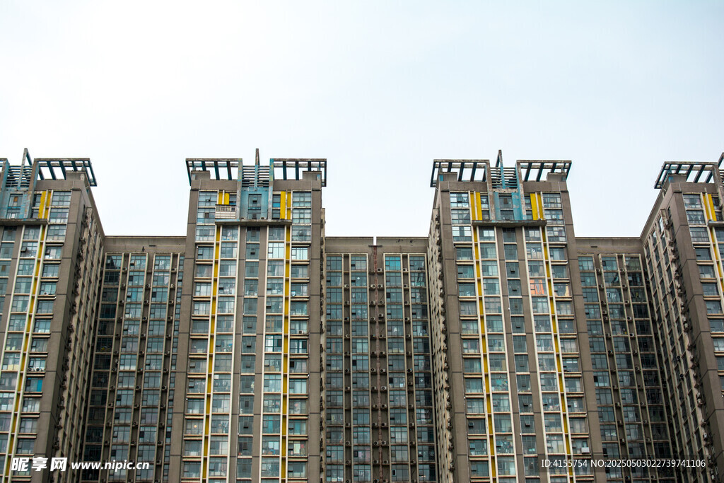 高層住宅樓外觀景觀