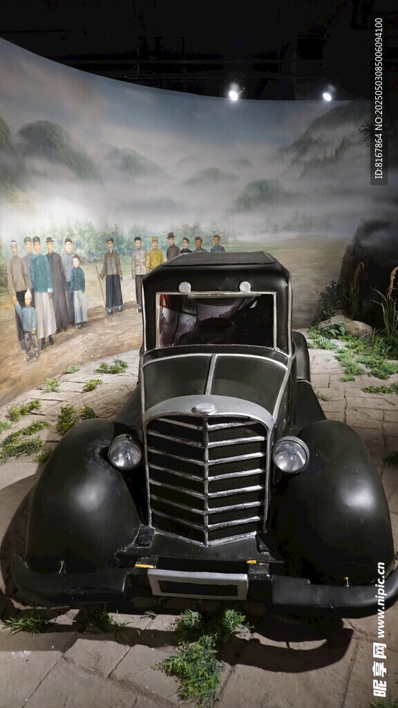 復古汽車展示場景