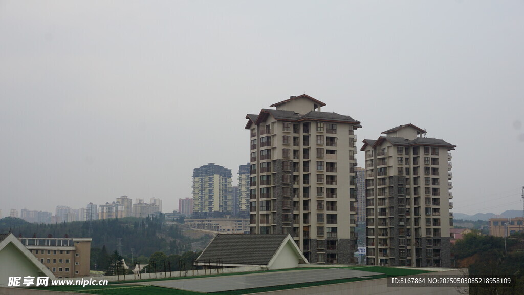 城市高層住宅景觀