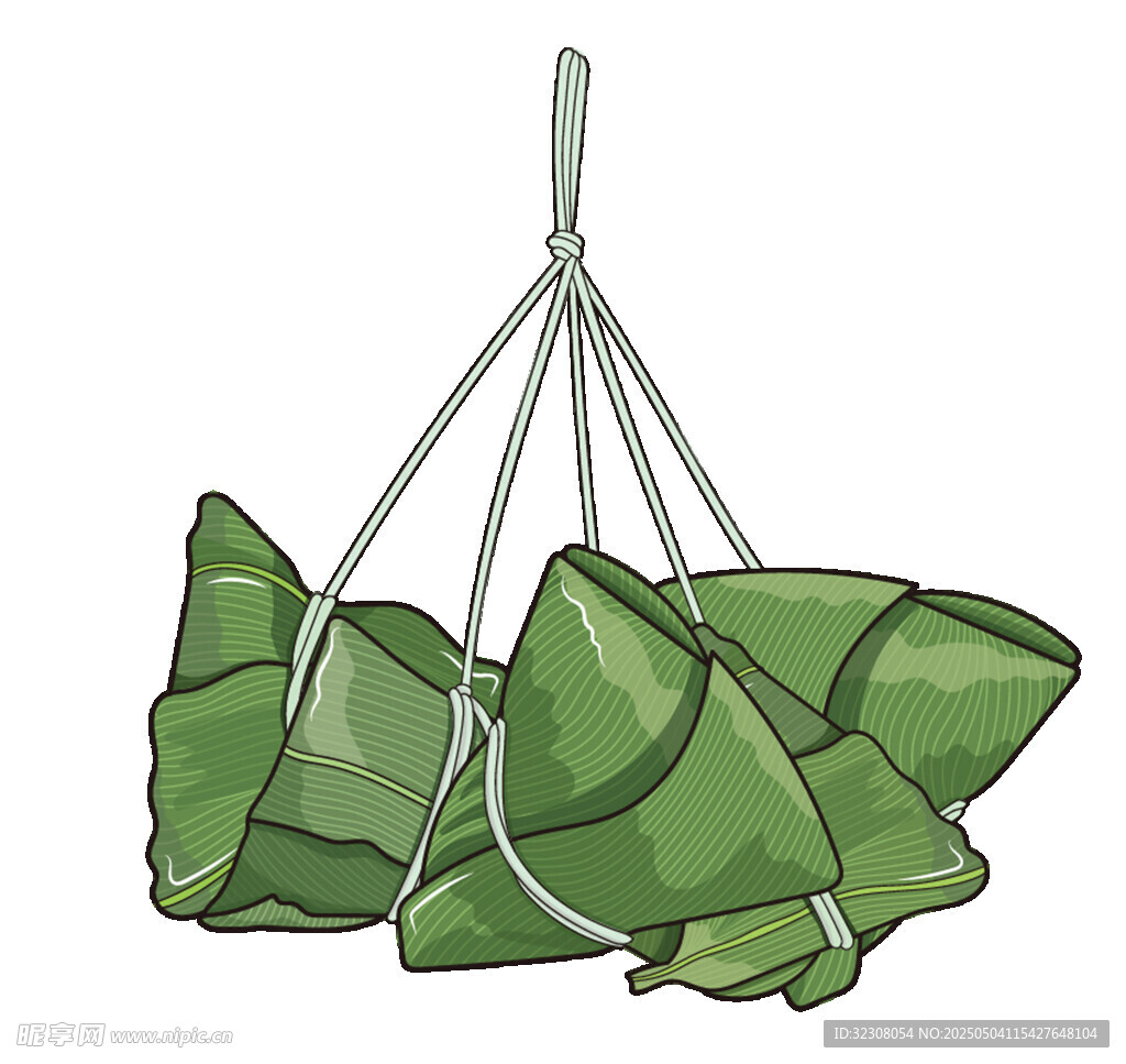 懸掛的美味粽子