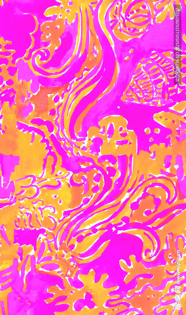 夢幻粉紫金色抽象紋理圖案