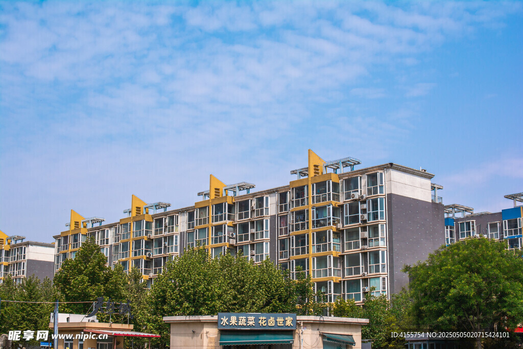 現代風格多層居民住宅樓