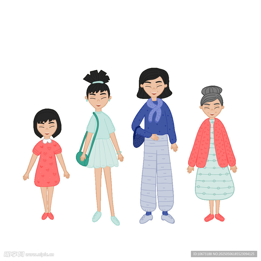 人生不同階段的形象