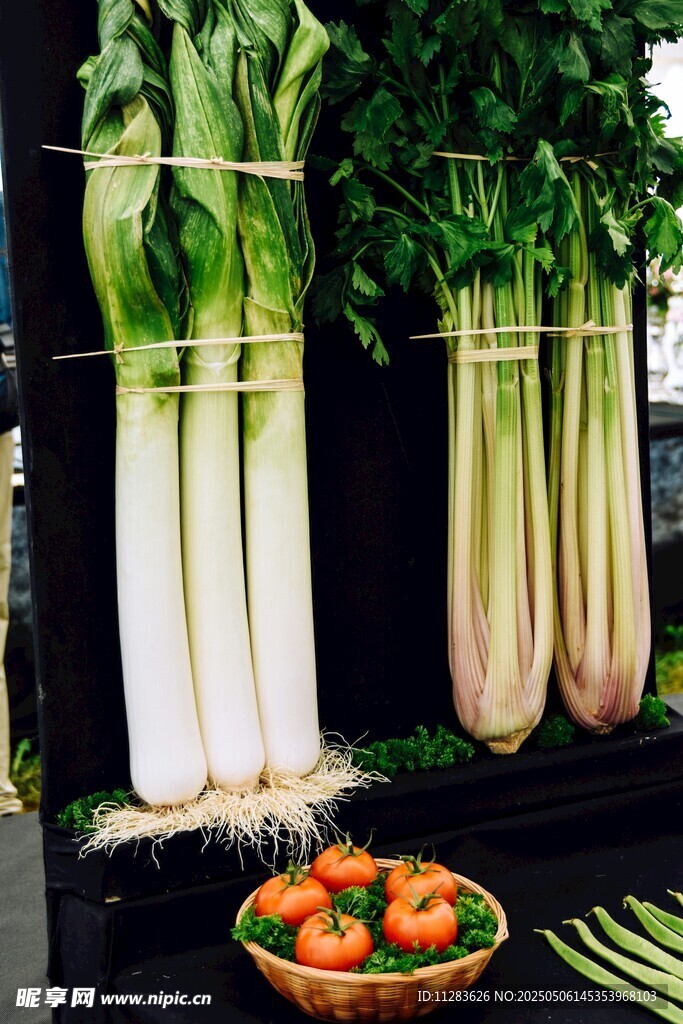 新鮮蔬菜展示