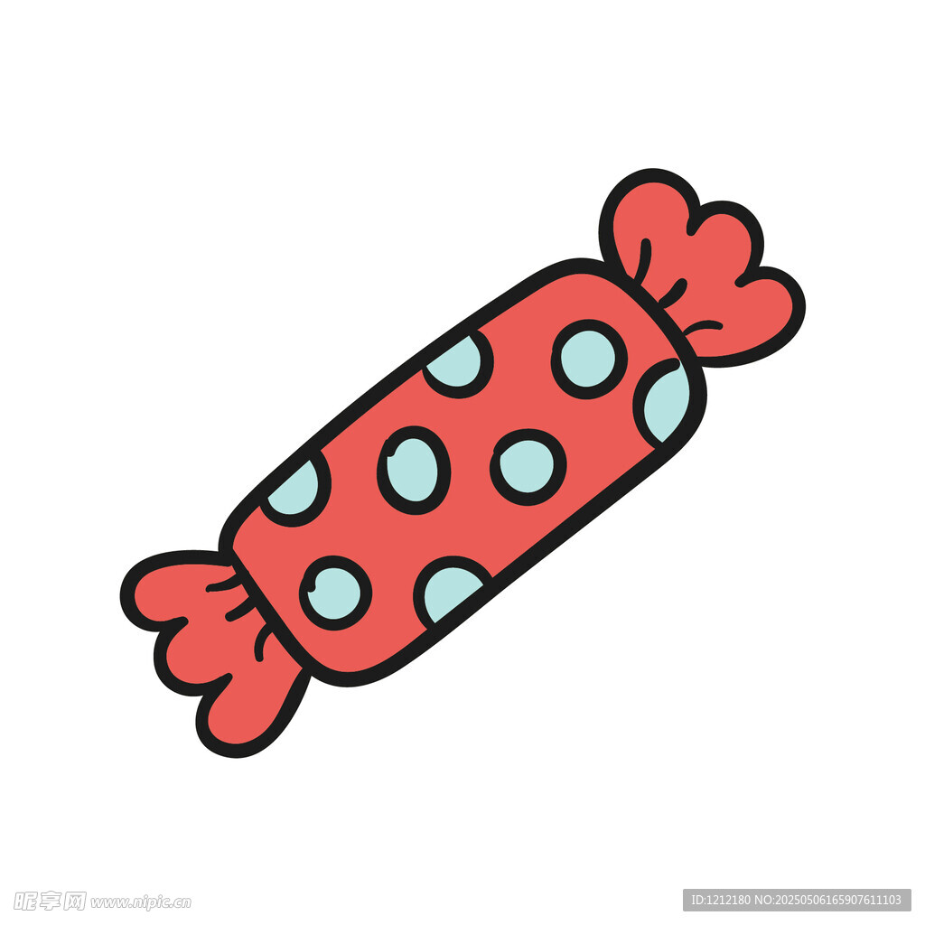 卡通糖果插畫
