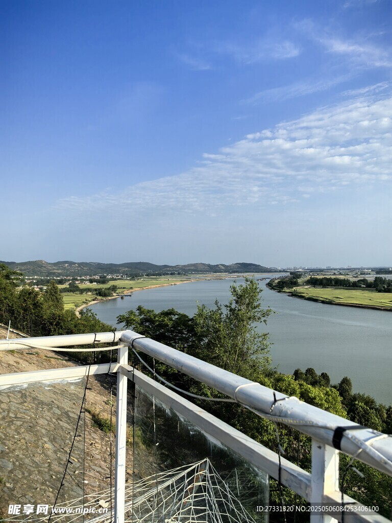 淮河畔風光遠眺