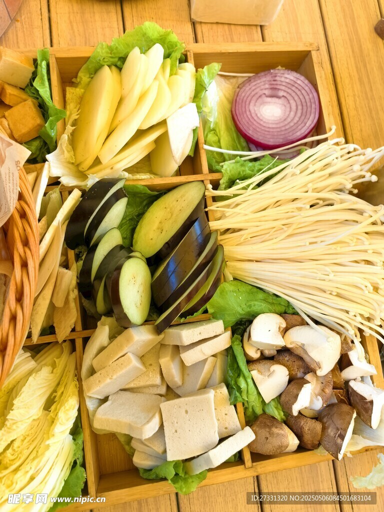 新鮮多樣蔬菜食材大集合