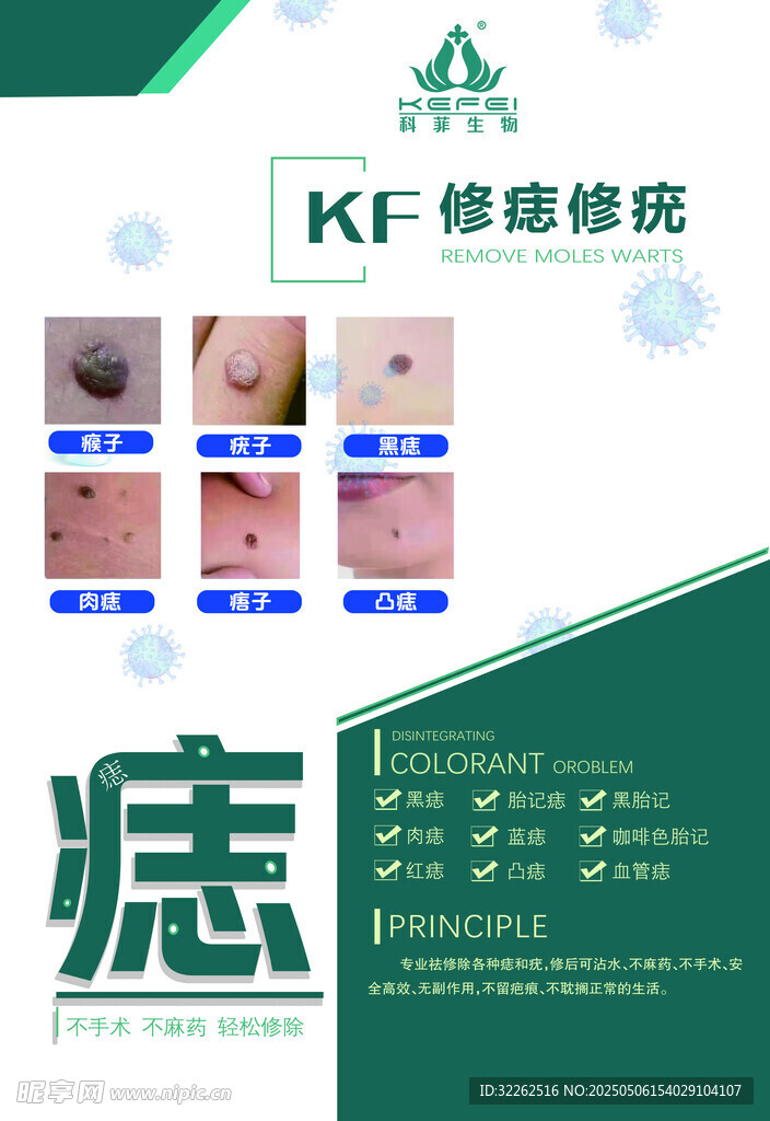 斑疤敏痘疣