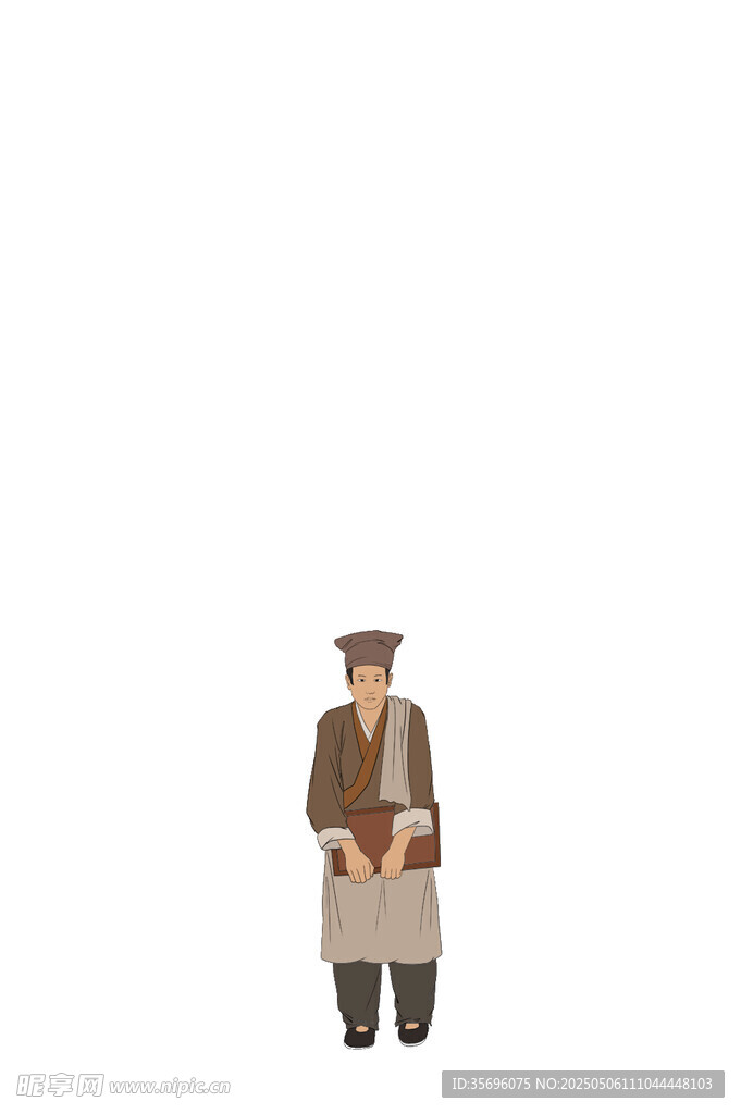 復古裝扮男士人偶模型