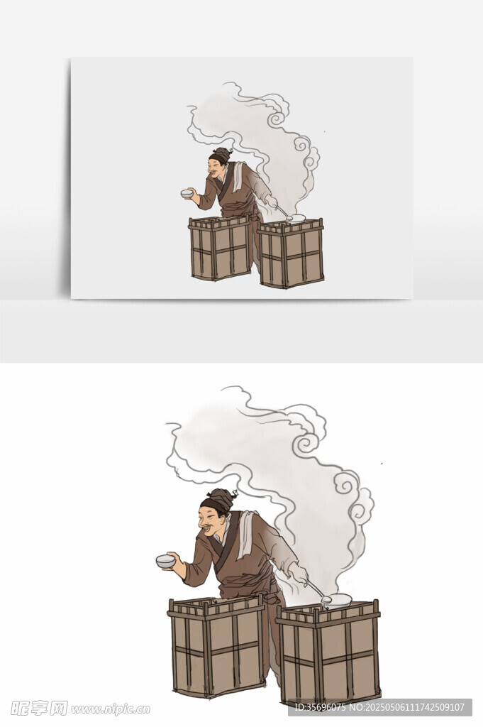 復古風蒸汽朋克人物插畫