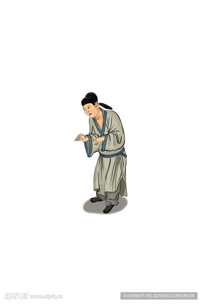 古代人物雕像