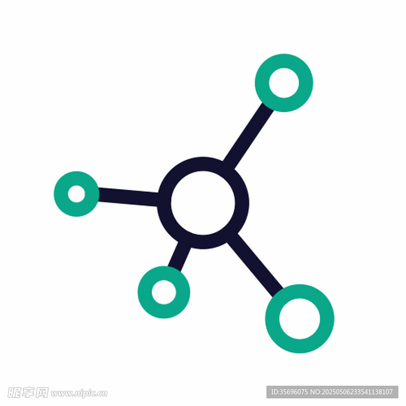 分子結構圖標