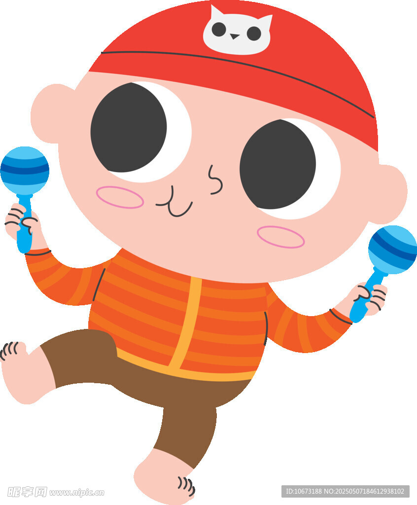 敲鈴小男孩