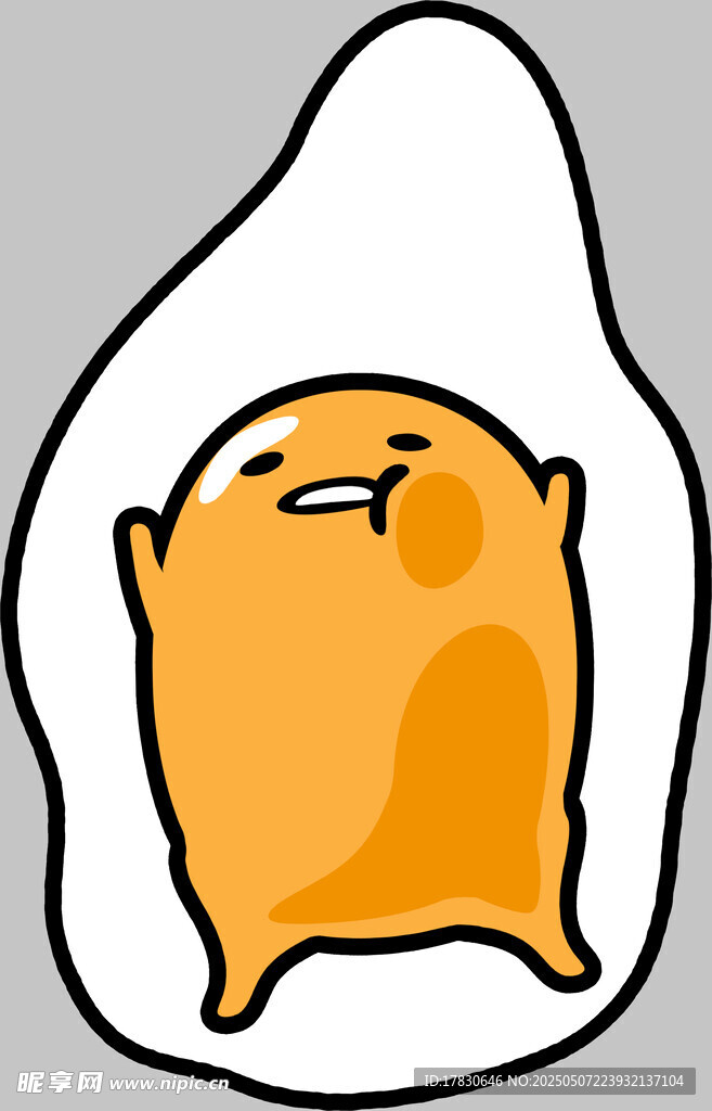 可愛蛋黃哥卡通形象