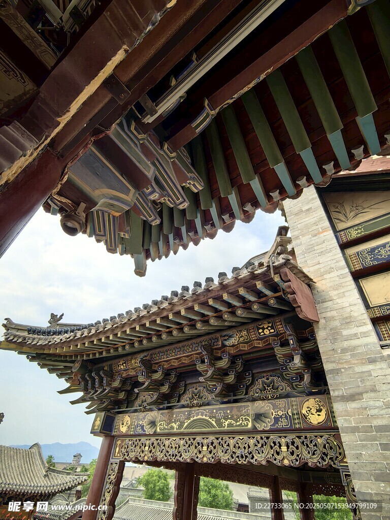 中式古建筑屋檐