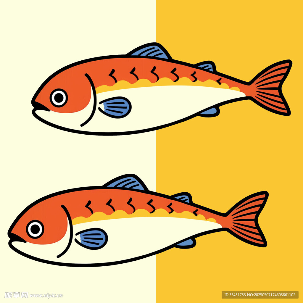 卡通魚圖案設(shè)計(jì)