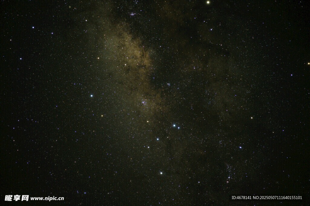 璀璨星空下的神秘宇宙