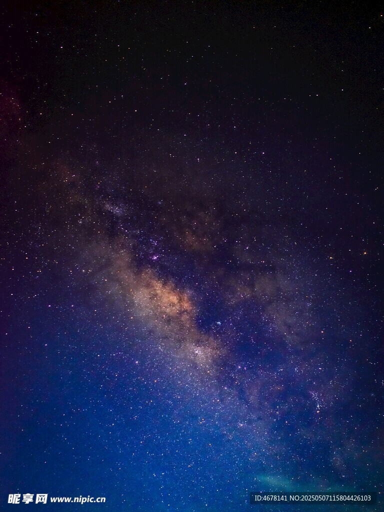夢幻星空銀河美景