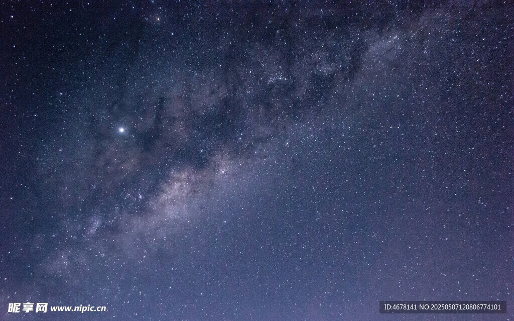 夢幻星空夜景