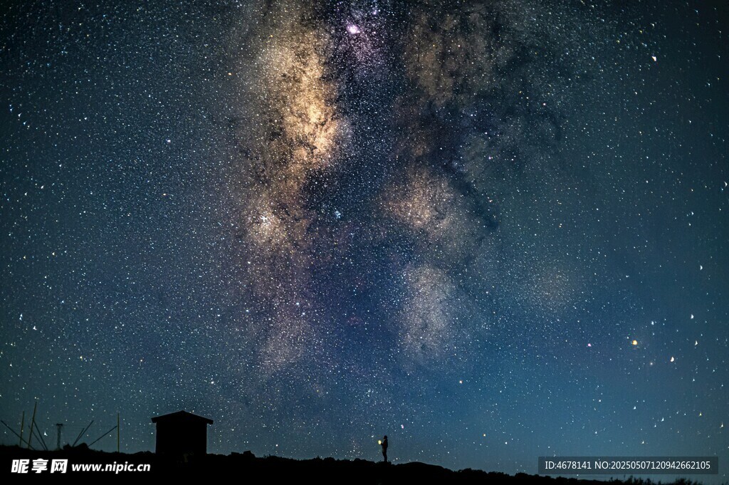 夜空下的璀璨星河