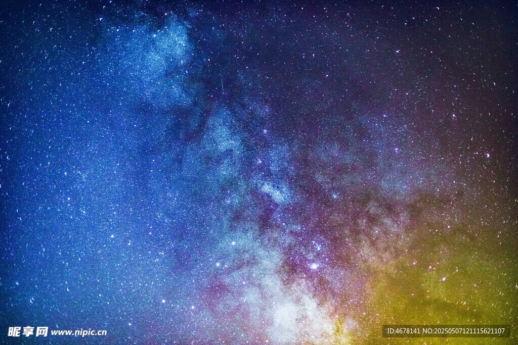 夢幻絢麗的璀璨星空