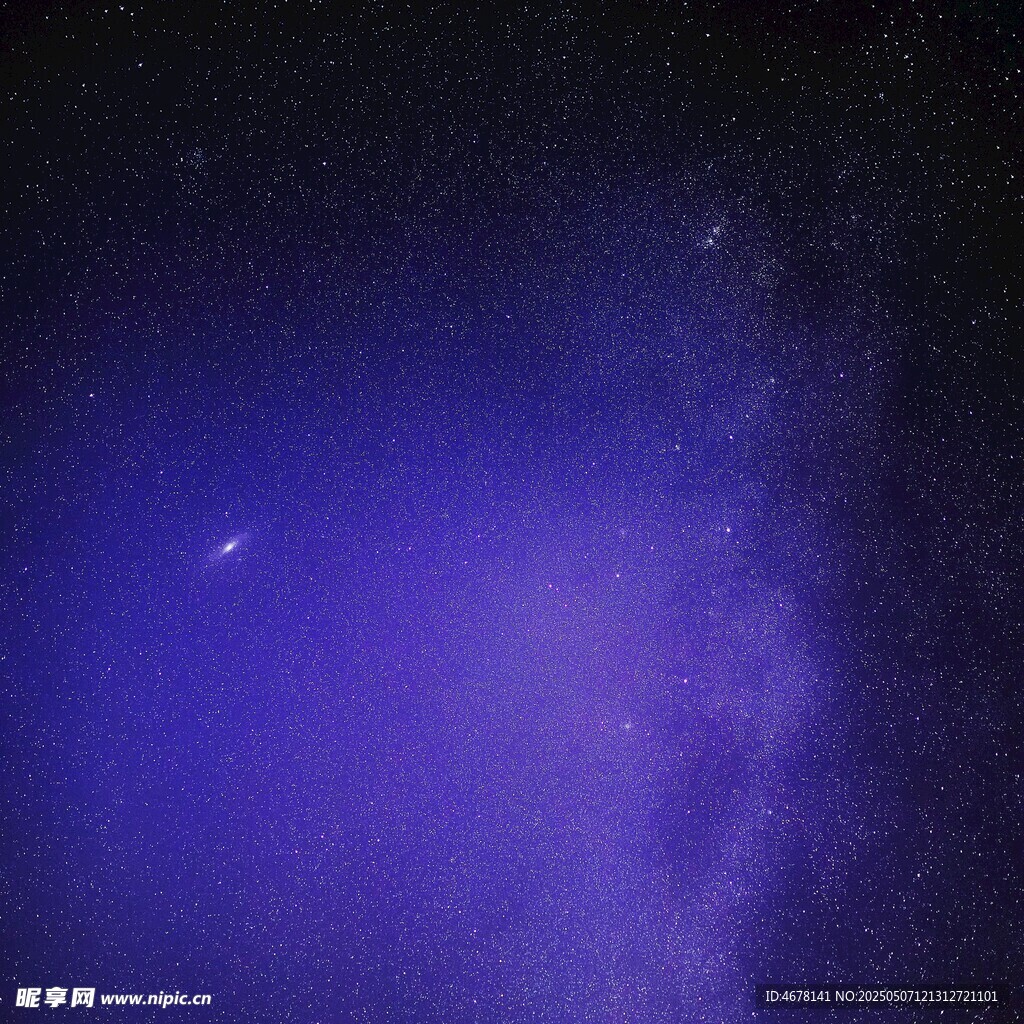 夢幻紫色星空景象