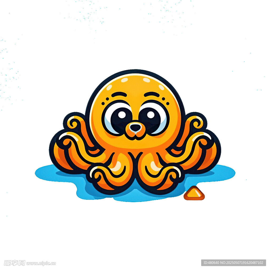 章魚卡通畫