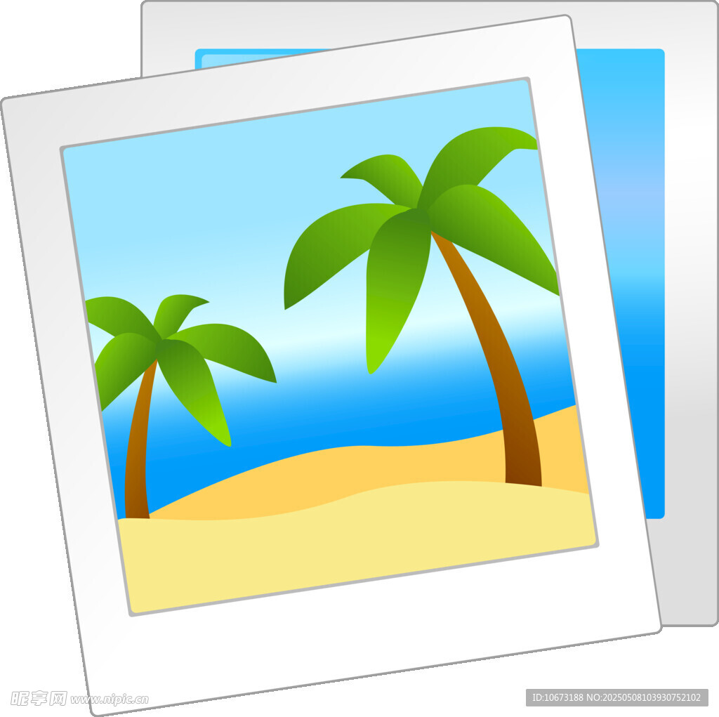 夏日海灘風(fēng)景照片
