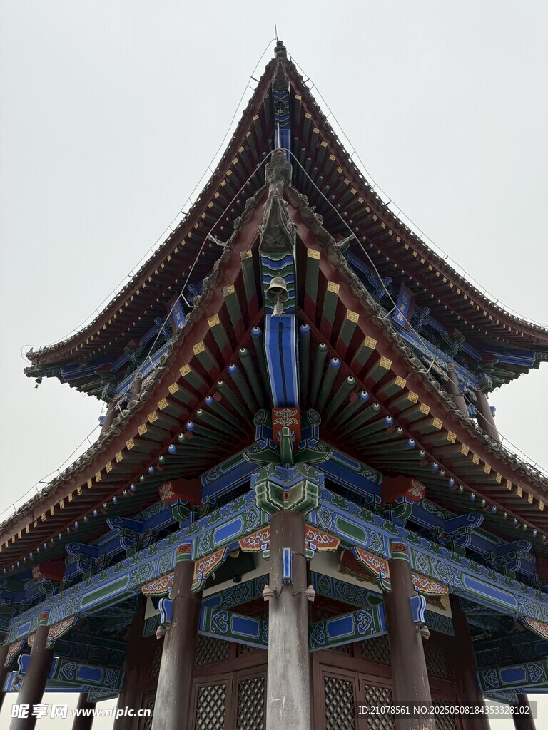 中式古亭一角