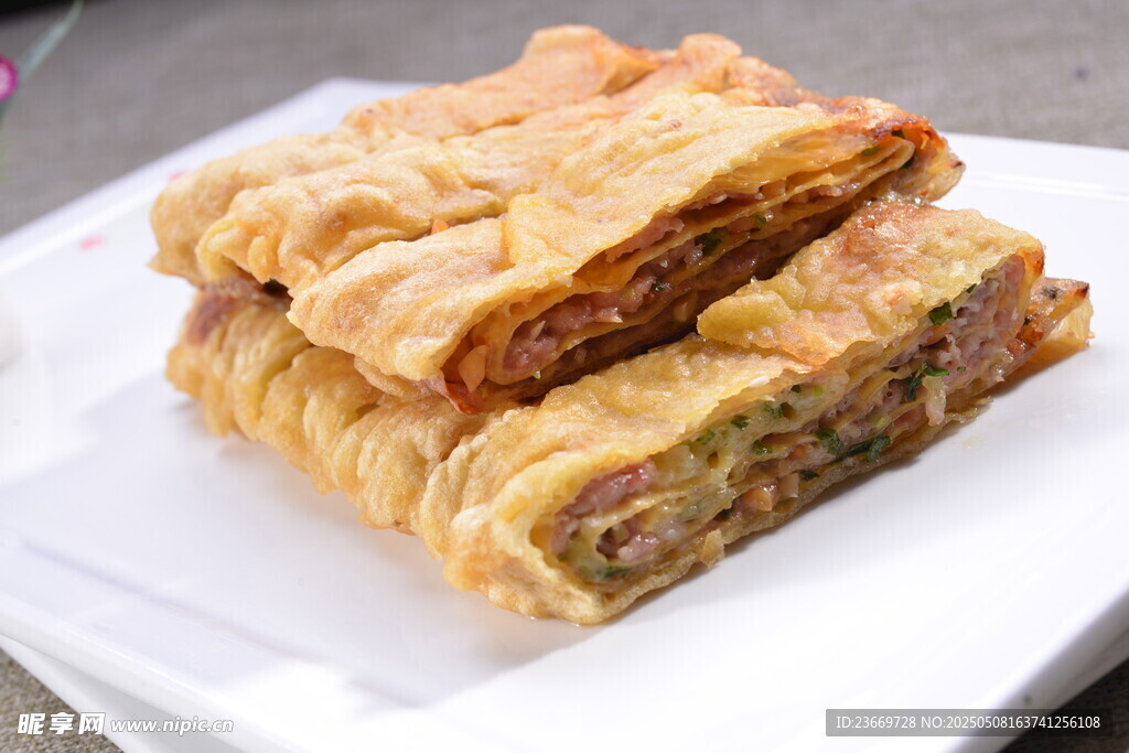 美味多層夾心炸物