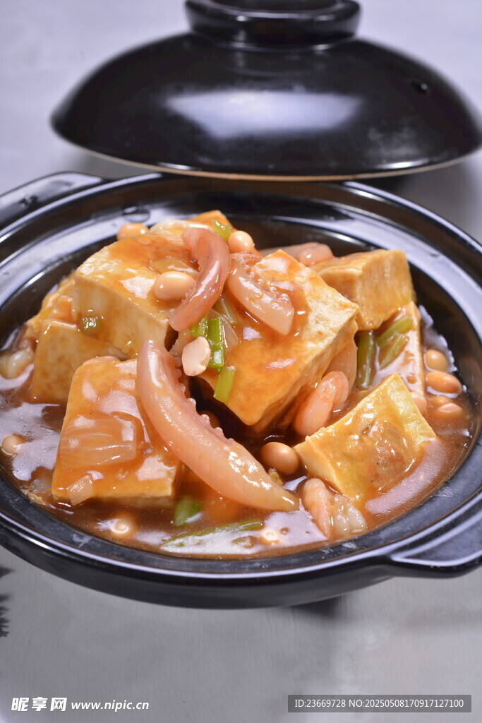蝦仁豆腐煲