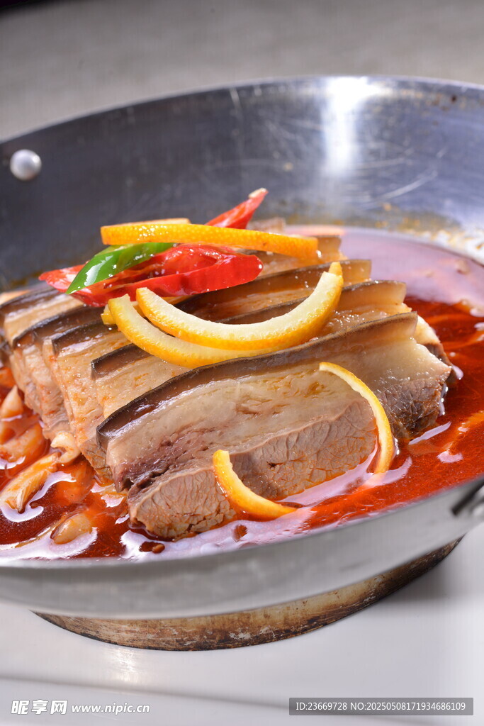 檸檬紅油鹵牛肉