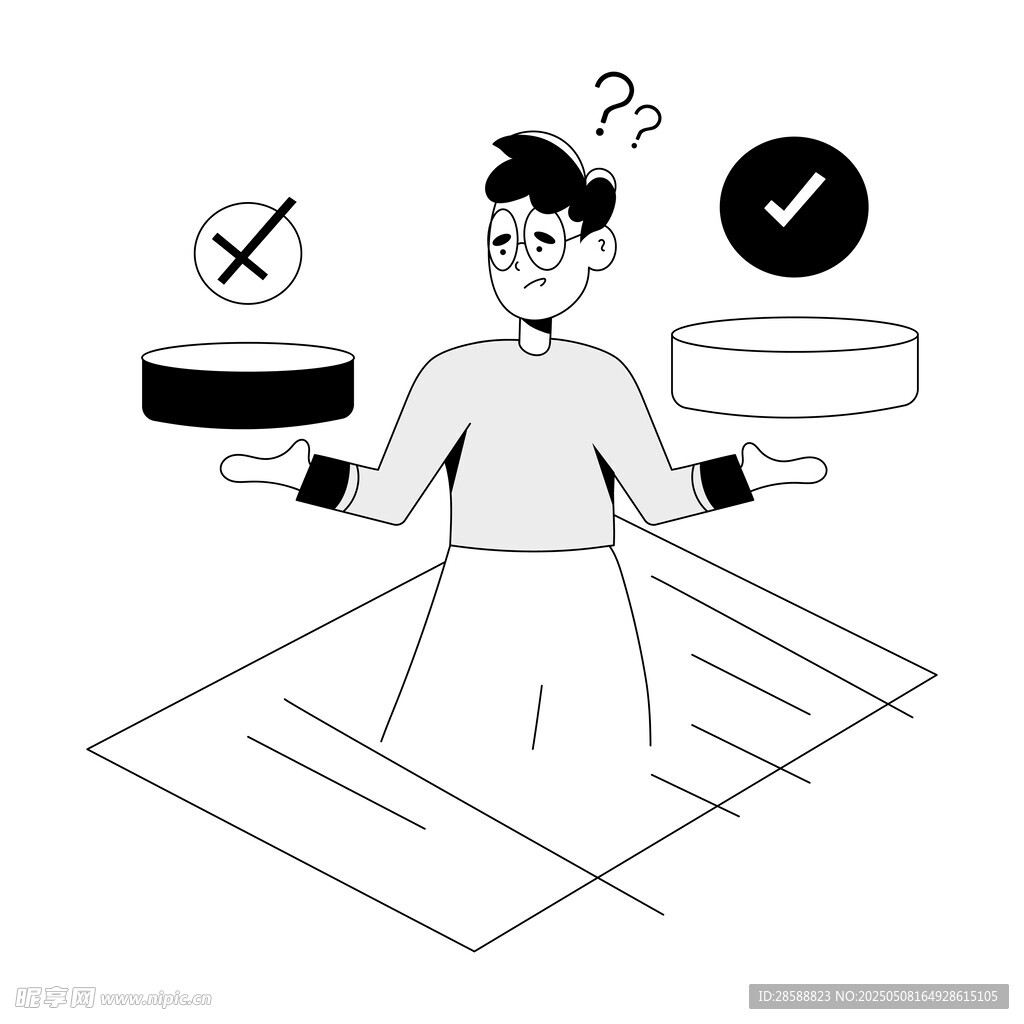 人物抉擇困境插圖
