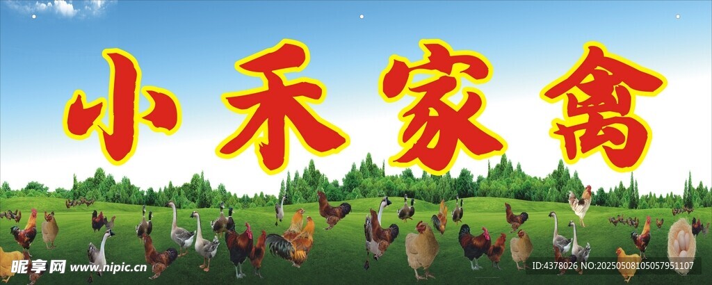 家禽招牌