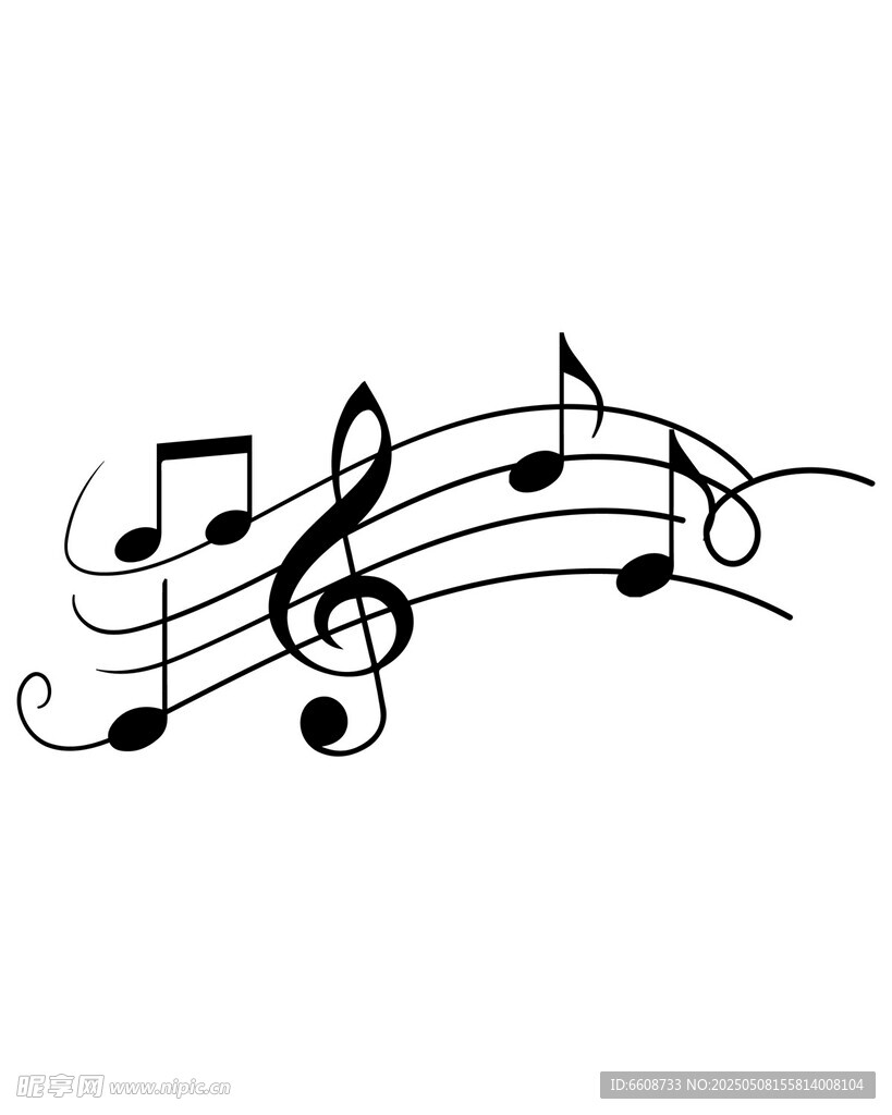 簡約音樂符號圖案