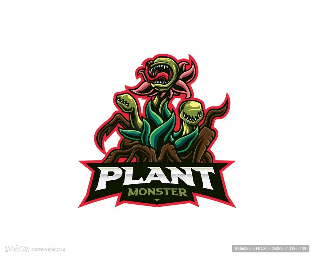 植物主題標志設計