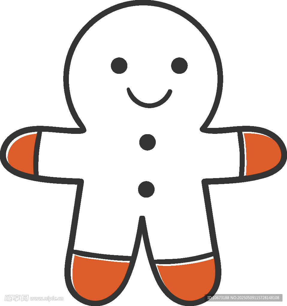 可愛姜餅人形象