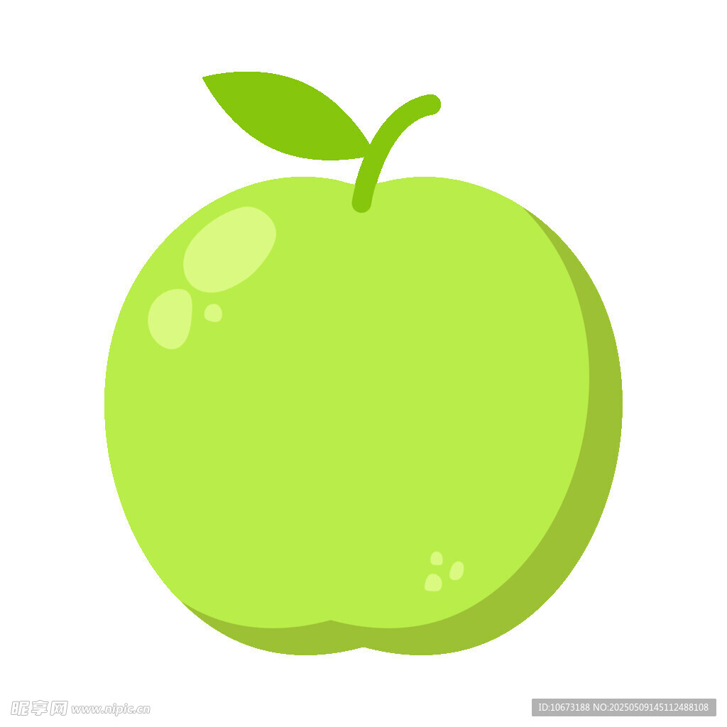 青蘋果插畫