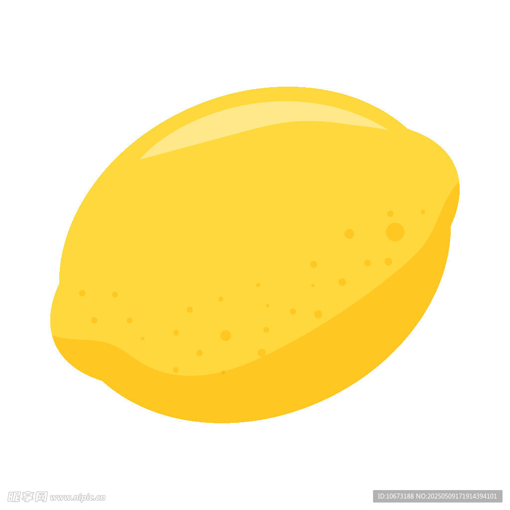 黃色檸檬插畫